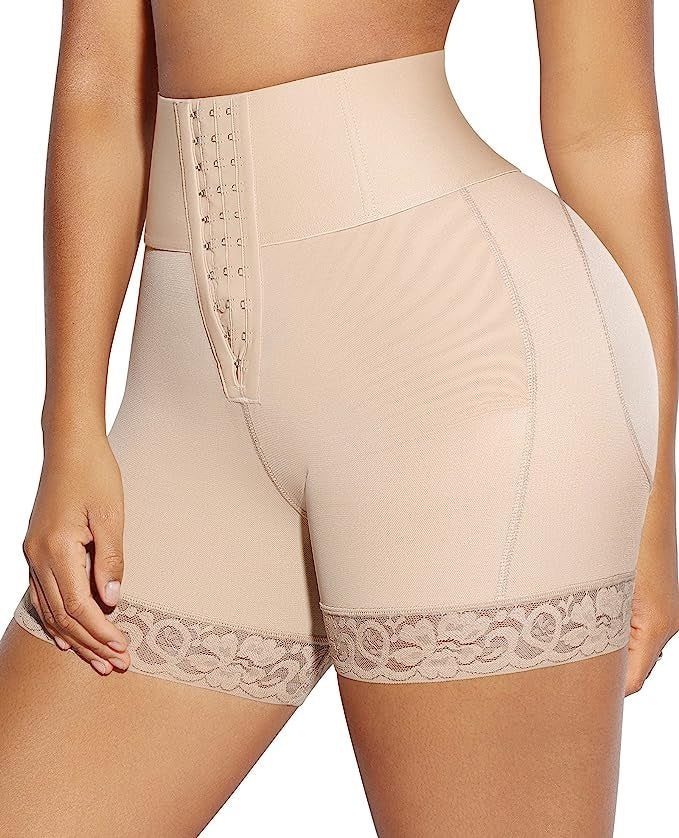 BBL SHORTS DOUBLE COMPRESSION HIGH WAISTED WITH MID-SECTION TUMMY