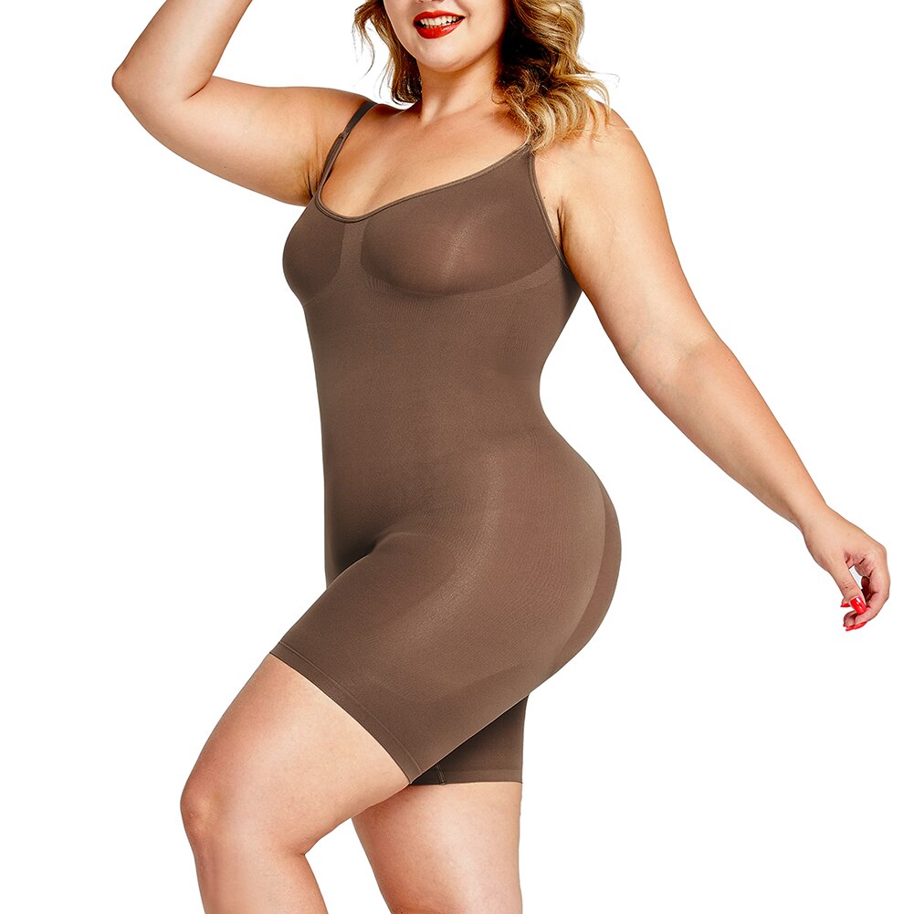 Chocolate Seamless Bodysuit w/bra