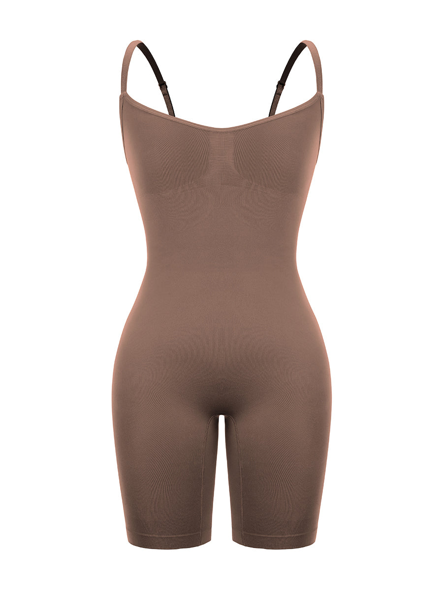 Chocolate Seamless Bodysuit w/bra