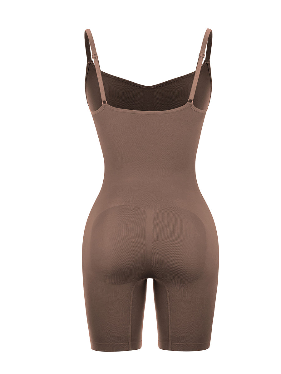 Chocolate Seamless Bodysuit w/bra