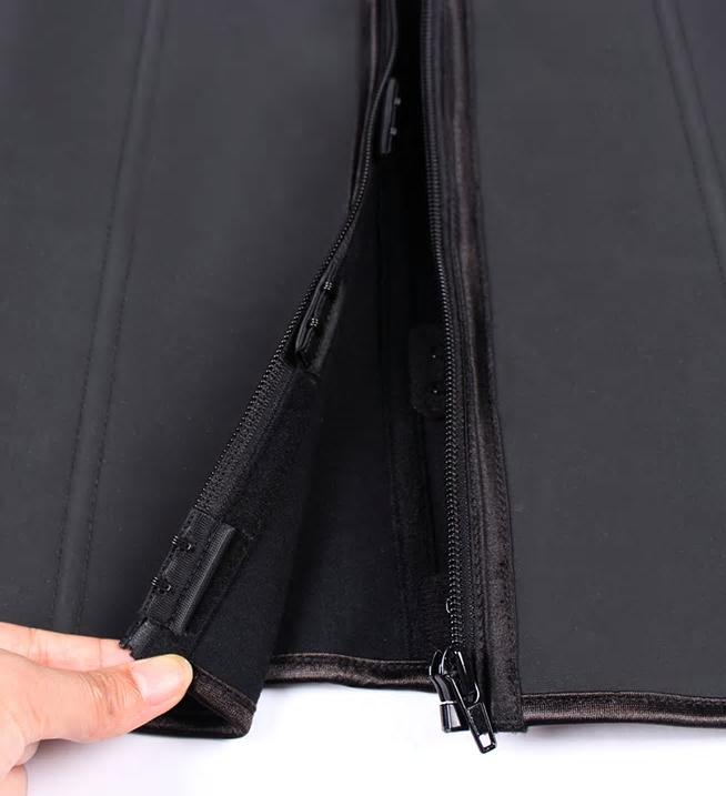 Latex Zip & Hook Belt