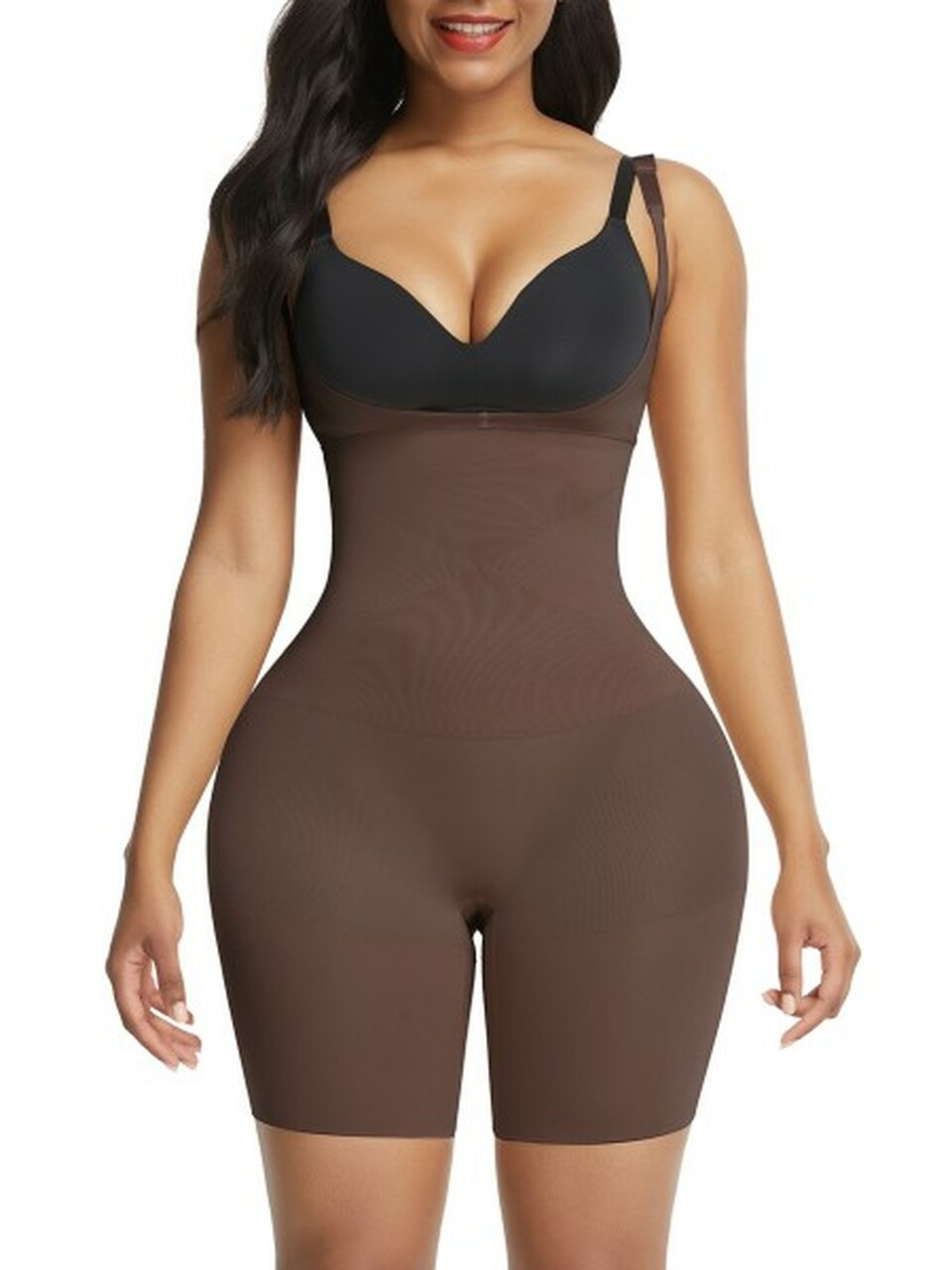 Figura Nueva Seamless Bodysuit- Chocolate