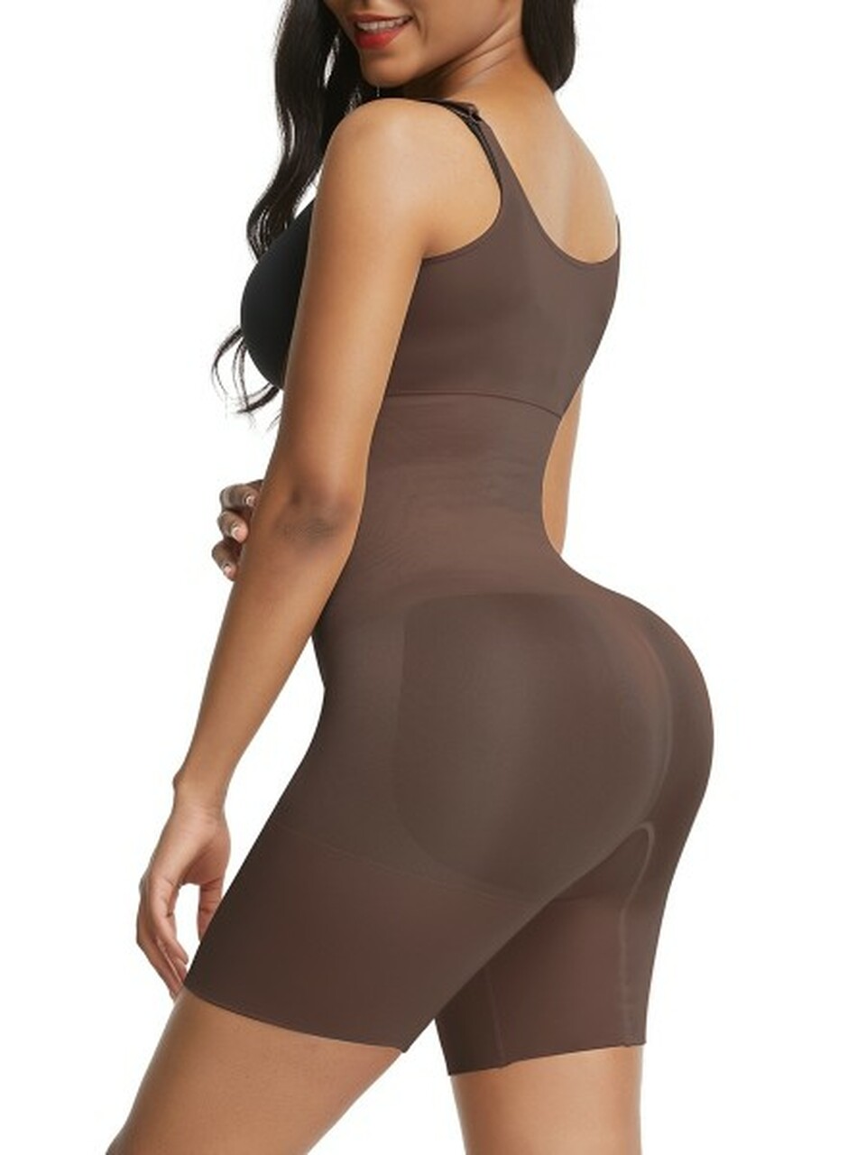 Figura Nueva Seamless Bodysuit- Chocolate