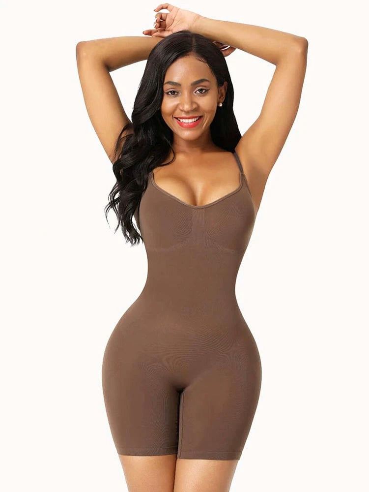 Chocolate Seamless Bodysuit w/bra